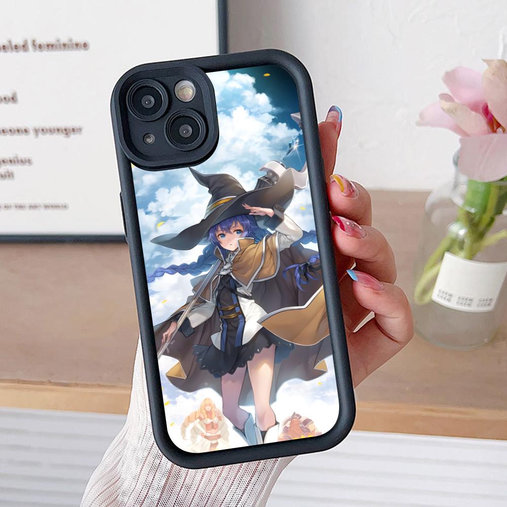 Mushoku Tensei Roxy Mobile Phone Case for iPhone 17 16 15 14 13 12 11 Air Pro Max Plus Thicken TPU Colorful Cover Cover Luxury