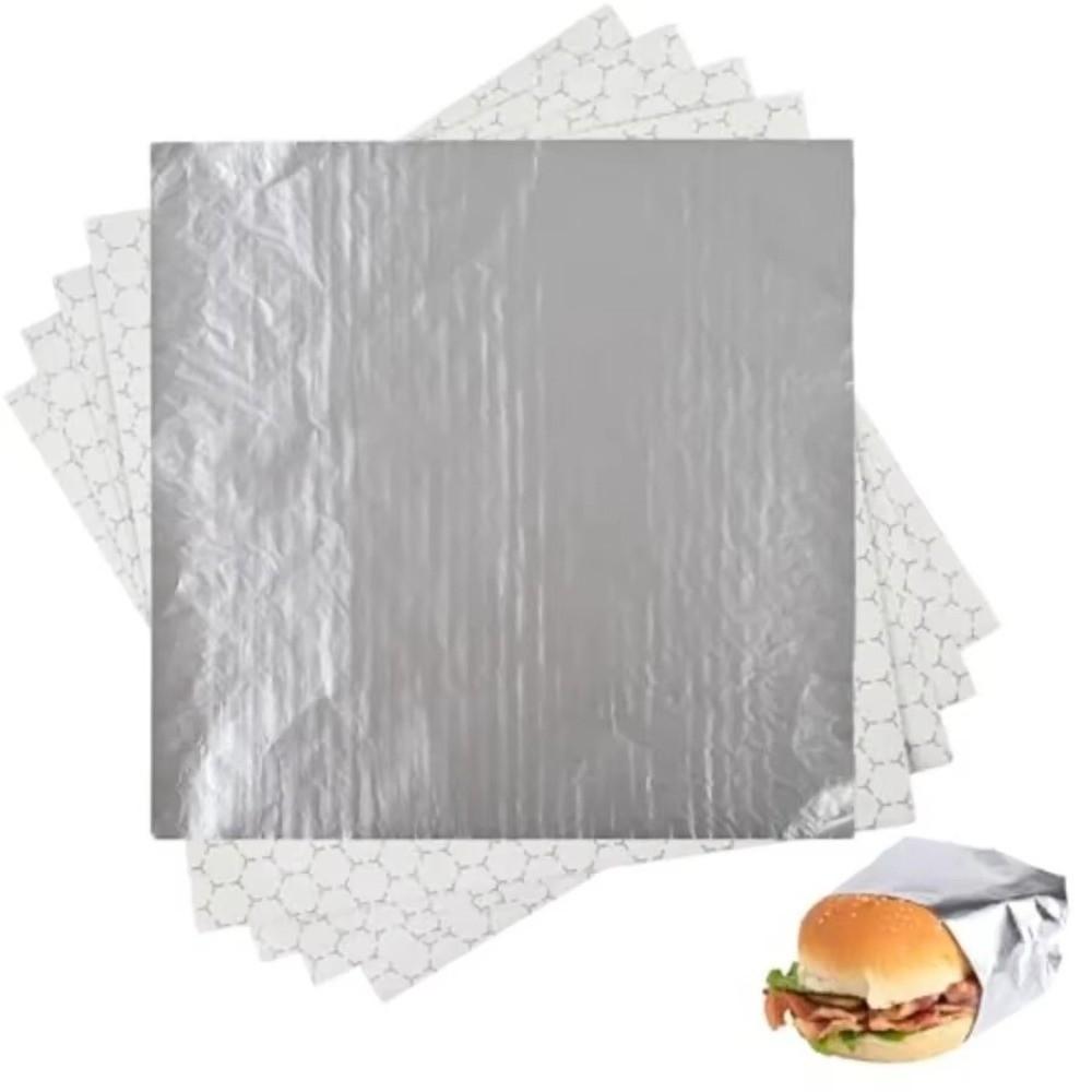 50 Pezzi Carta Avvolgente Resistente al Grasso Compatibile con Cibo Caldo Carta Avvolgente per Sandwich Per Sandwich