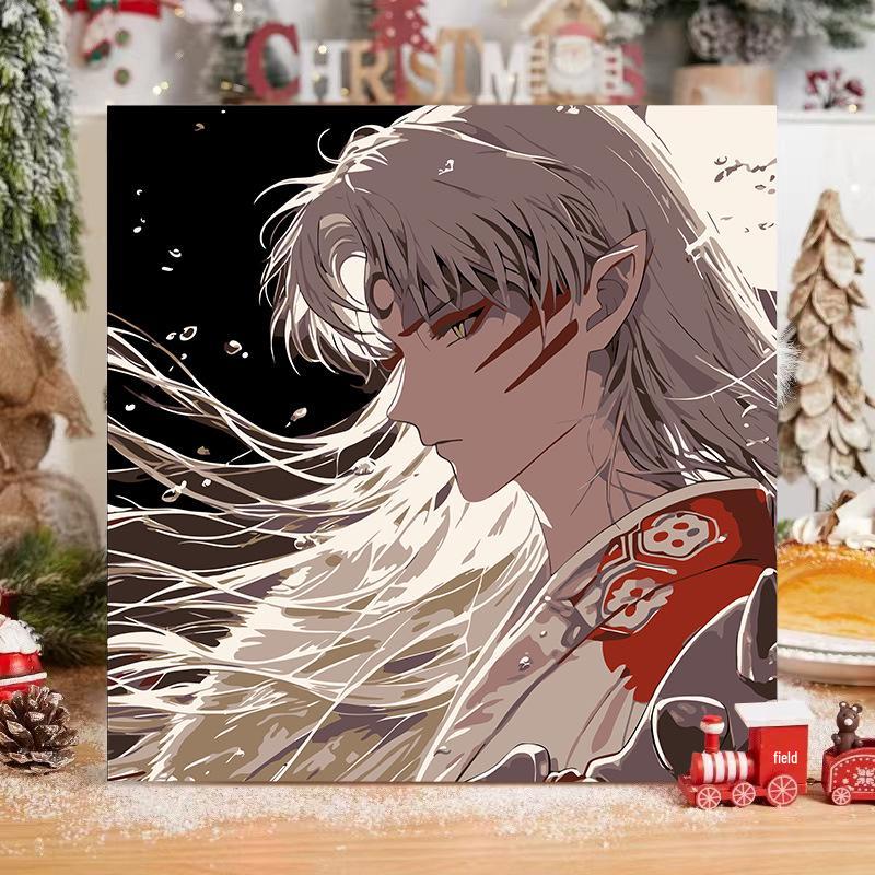Kit Pittura ad Olio Digitale Anime Demon Slayer Fai da Te per Bambini