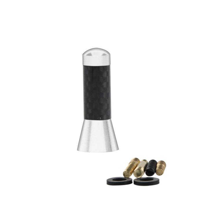 Brand New Carbon Fiber Screw Metal Short Stubby Mast Antenna Car Styling Roof Antenna Enhanced Signal For Benz Car Accessories