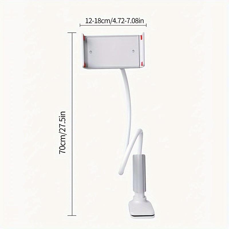 

Вращающийся на 360 градусов держатель для мобильного телефона Phablet, спиральное основание, ленивый кронштейн, мобильный телефон, планшет, прикроватный кронштейн, ленивый кронштейн для кровати белый