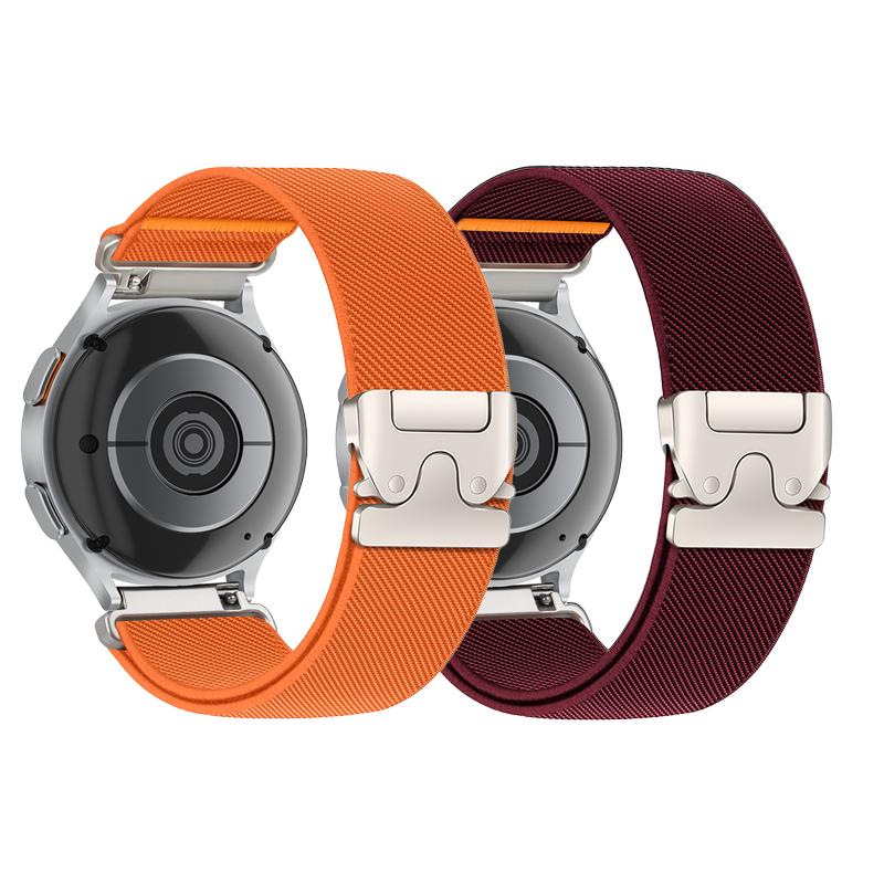 Paski Parachute 18mm 20mm 22mm do Samsung Galaxy Watch 7 6 5 4 40mm 44mm 6Classic 47mm Nylonowy Regulowany Wytrzymały Pasek do Zegarka na Huawei Watch GT5 Pro 4