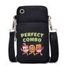 Casual mobile phone bag cute printing new messenger bag Korean version versatile small bag vertical change bag
