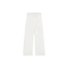Fila Solid Color Straight Fit Knitted Sports Pants Women Bottoms Brushed-White F11W348608F-IV