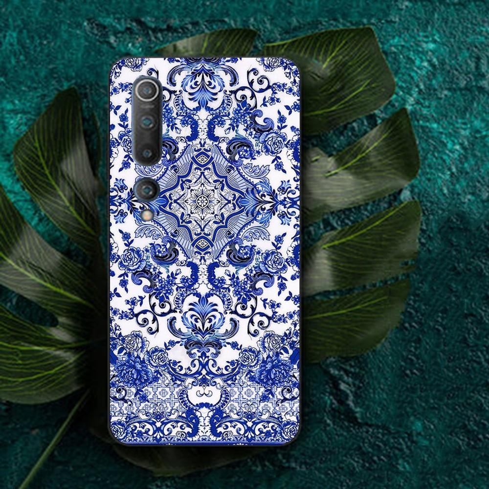 Blue and white porcelain Phone Case For Redmi Note 4 X 5 A 6 7 8 T 9 9S 10 11 11S 11Epro Poco M3 pro