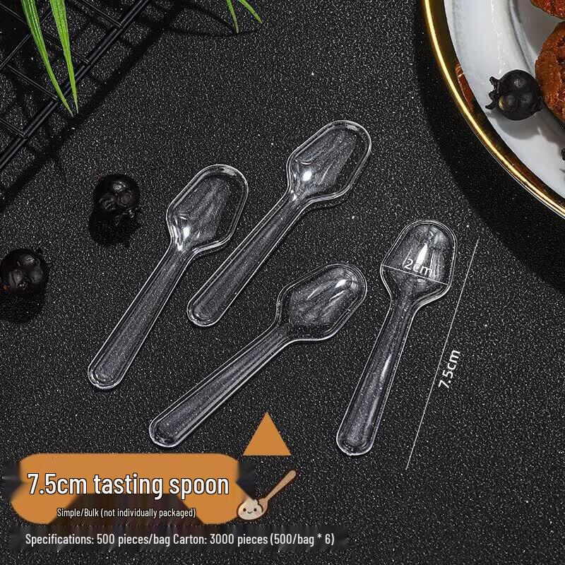 Zisiz Disposable Mini Dessert Spoons