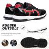 Men Summer Casual Sneakers Breathable Men's Size Patent Balance Technology Shoes Black Massage Sole Comfort Anti Odor
