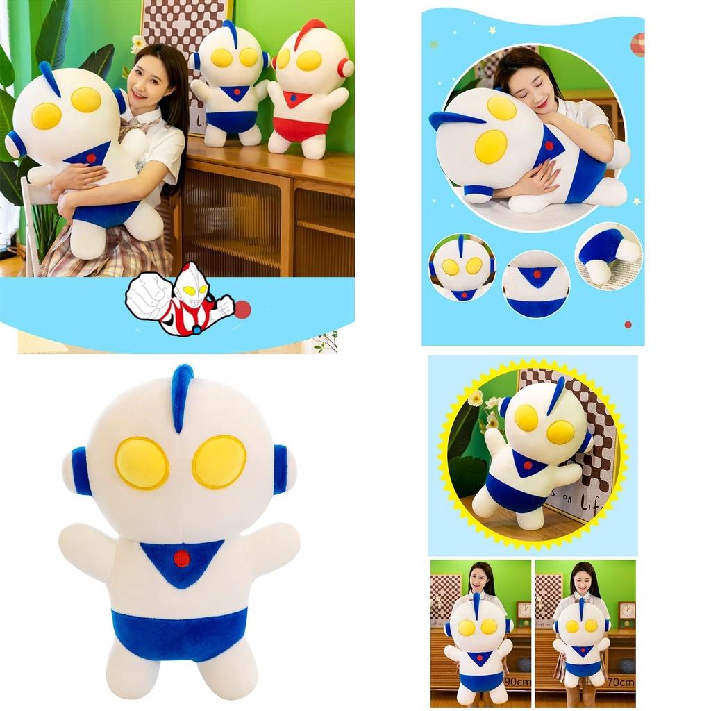 Q-version Ultraman Pillow Plush Toy In Four Sizes Soft Short Plush For Office And Home