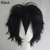 Orion Men Women Multi-Color Short Straight Hairpiece Full Wig for Anime Party Cosplay