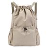Fashionable Lightweight Drawstring Backpack: Large-Capacity Waterproof Sports Bag for School, Books, Outdoor Activities, Travel