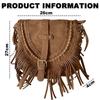 Imitation suede women's bag - camel