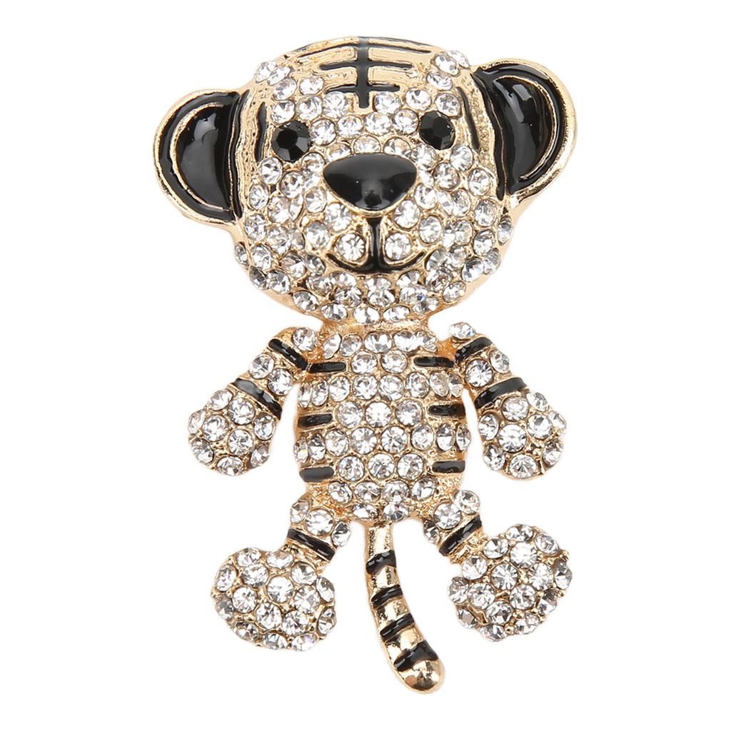 Rhinestone Brooch Cute Shape Fashionable Exquisite Brooch Pin for Women Clothes Decoration Gift