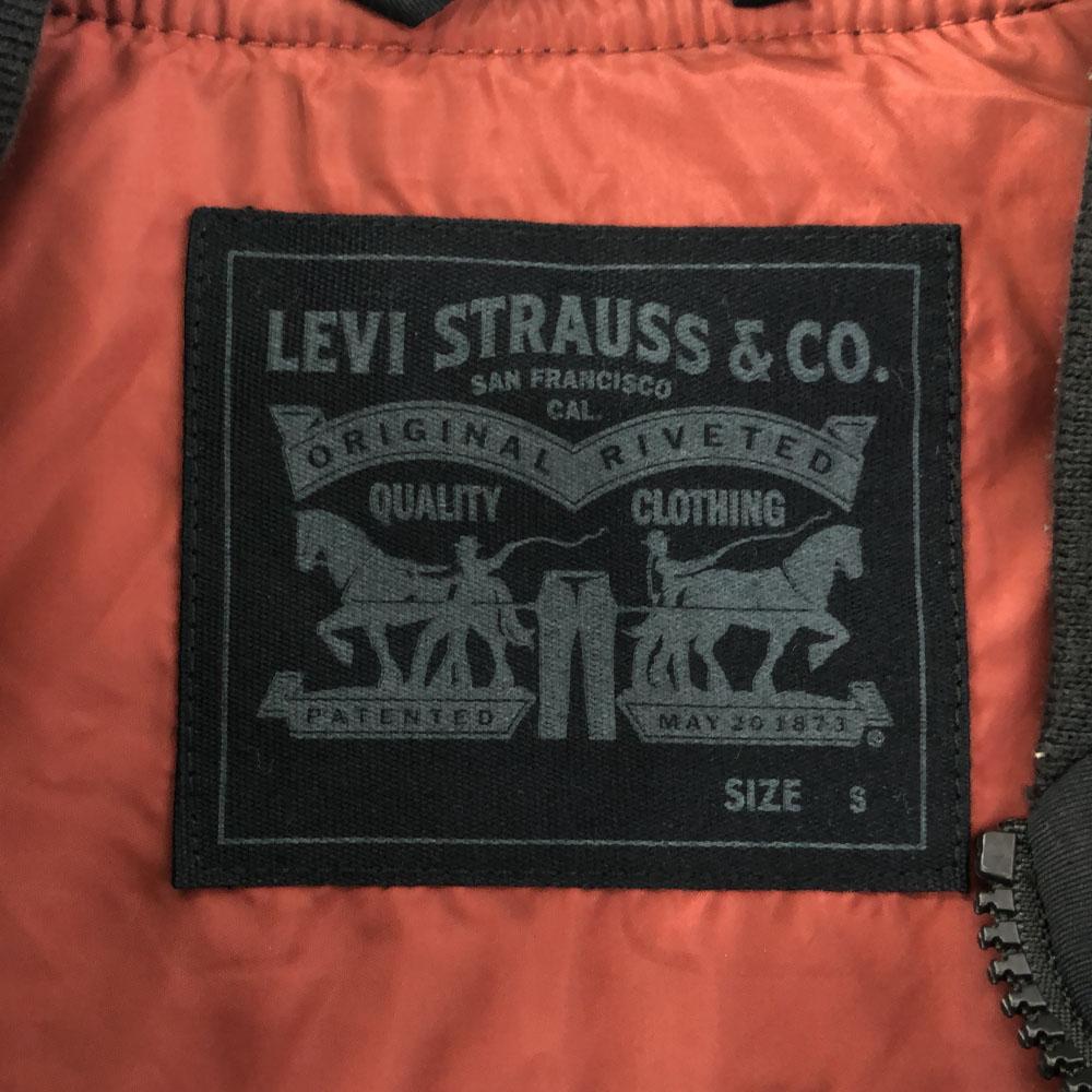 Levi's Long sleeve Blouson S black Zip jacket Men's Used