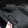 2/4/8PCS Front Rear Door Sill Protector Cover For Tesla Model 3/Y  Carbon Fiber Anti Kick ABS Pedal Guards Inner Strip Threshold