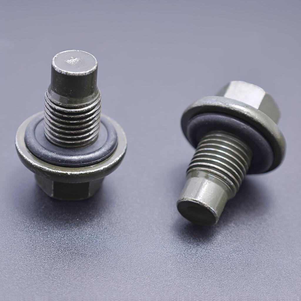 LR073675 F6TZ-6730BA Engine Oil Pan Sump Drain Plug M14x1.5mm Oil Drain Plug Gasket for Ford Focus Escape Explorer Lincoln Oil Drain Plugs 3