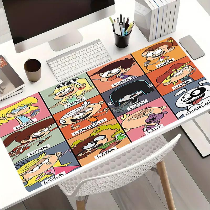 The Loud House2 Mouse Pad - Non-Slip Rubber Base, Smooth Surface for Work,Gaming,Office,And Home Use, Desk Mouse Pad