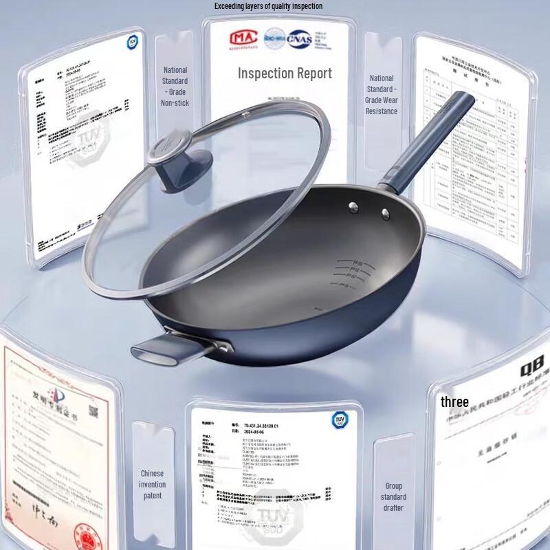 ASD Diamond Titanium Non-stick Wok