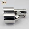 Car Accessories Stainless Steel H Type Double Outlet 101mm 114mm Straight Side Exhaust Pipe Tail Throat