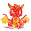 Unique DIY Craft Molds Wall Decoration Silicone Molds Dragon Shaped Silicone Material Suitable for DIY Wall Decorations