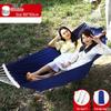 Outdoor Canvas Hammock with Spreader Bar
