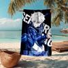 Ultra-weiches Strandtuch mit Nagi Seishiro BlueLock-Thema, ideal für Pool - Camping, Tauchen - Perfekter Reisebegleiter, Lebendiges Strandtuch.