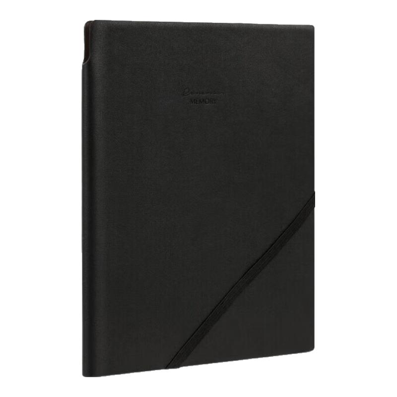 Deli 25K Leatherette Notebook with Pen Holder and Strap