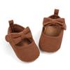 Spring Autumn Baby Girls Cotton Shoes Toddlers Prewalkers Cute Bow Shoes Infant Soft Bottom First Walkers 0-1Y