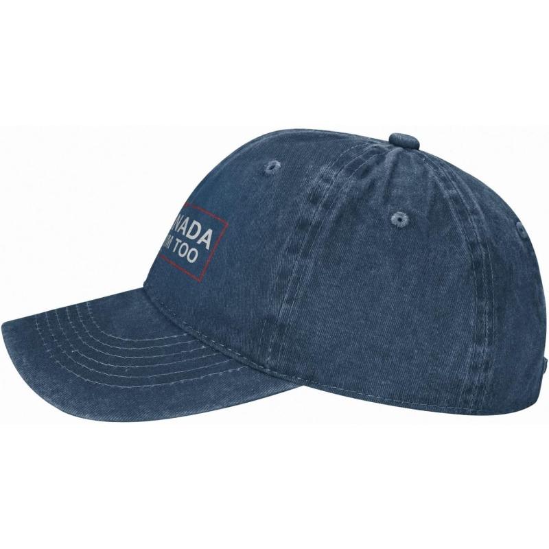 Caro Canada Lo Odiamo Anche Noi Slogan Politico Berretto da Baseball Cotone Lavato Vintage Regolabile Berretto da Papà Cappello Casual
