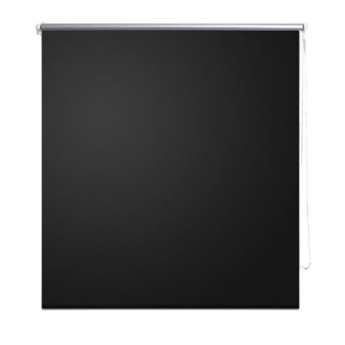 VidaXL Store Enrouleur Occultant 160x230 cm Noir Fenêtre Chambre à Coucher 240181