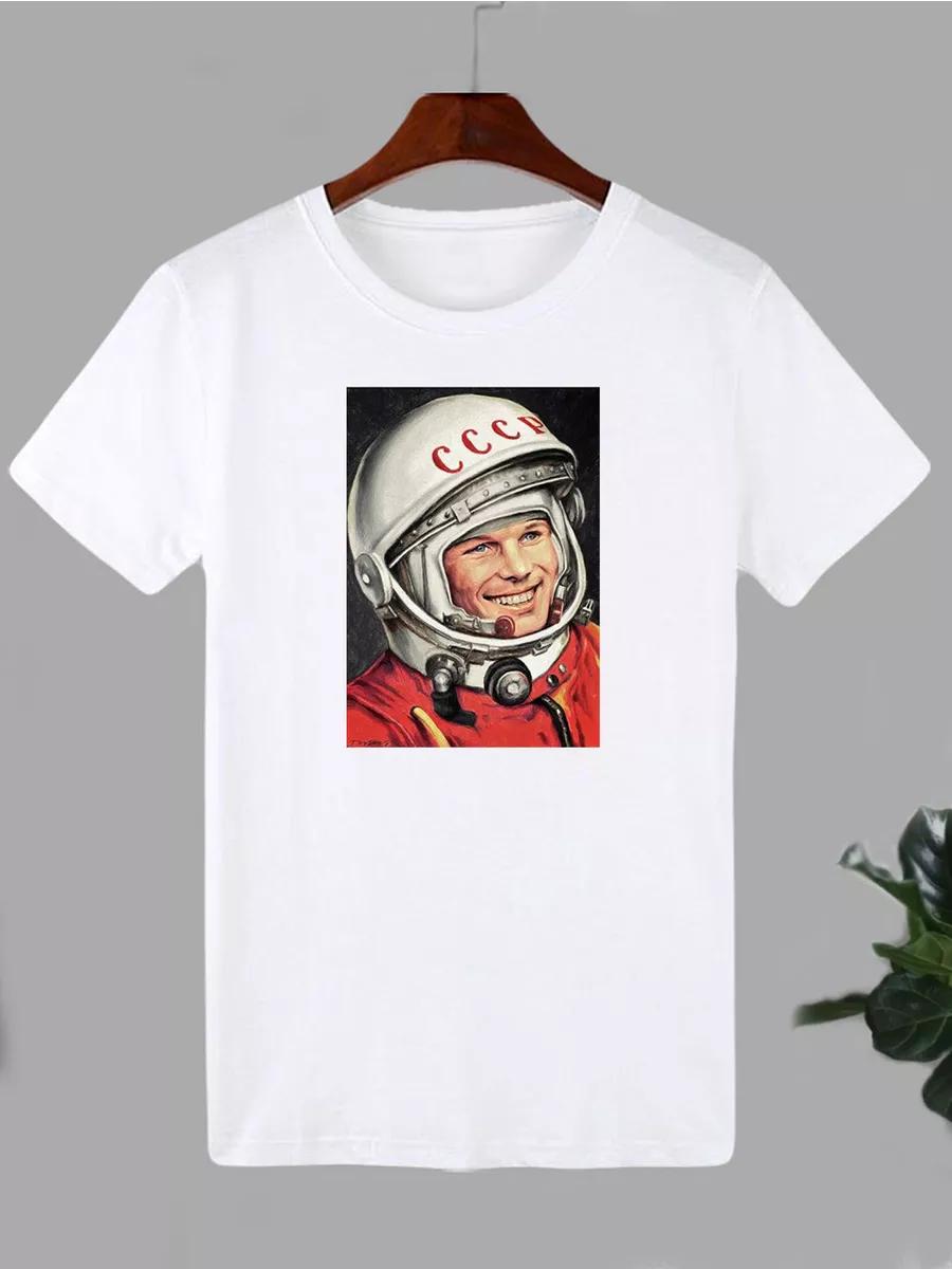 T-shirt with Cosmonaut USSR print 2XL