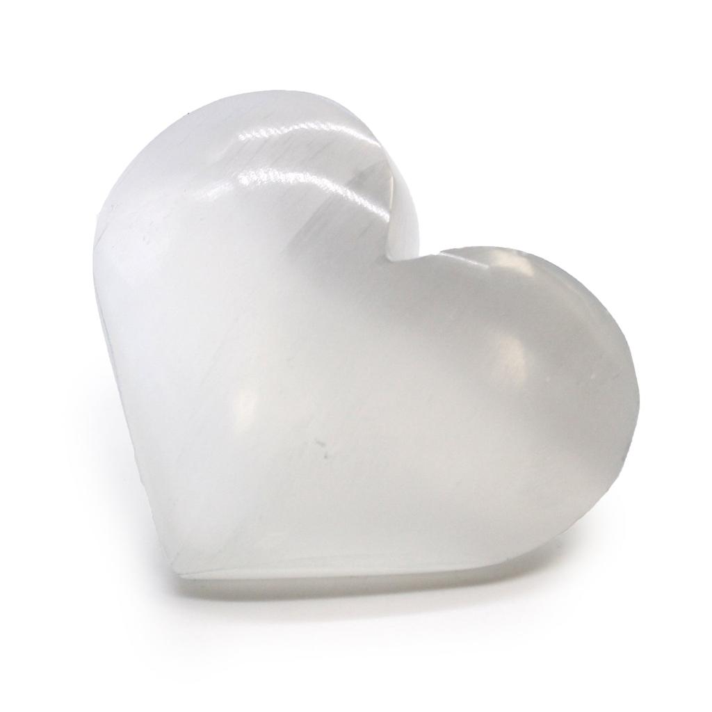 Selenite Heart Crystal 5-6 cm