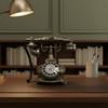 Vintage Rotary Telephone Decorative Design Antique Desk Phone Retro Landline Phone Hands-Hands-Free Antique Landline Telephone