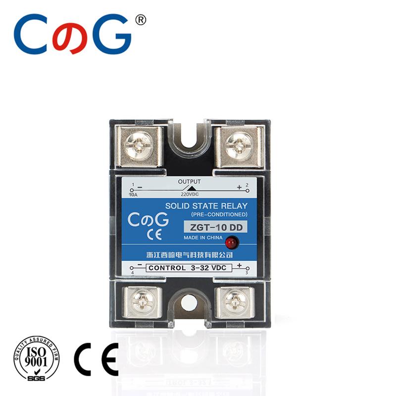 CG SSR-10DD 25DD 40DD 150A 200A SSR Single Phase DC Control DC Heat Sink 3-32VDC To 220VDC 600V 10A 25A 40A DD Solid State Relay Relays 5