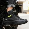 Men's Leather Ankle Motorcycle Riding Boots - Protective Adventure Footwear