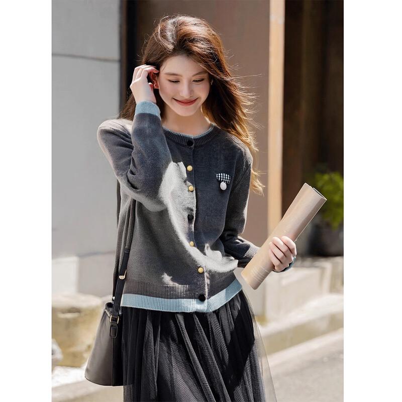 Mokana Winter Fashion Round Neck Sweater Cardigan