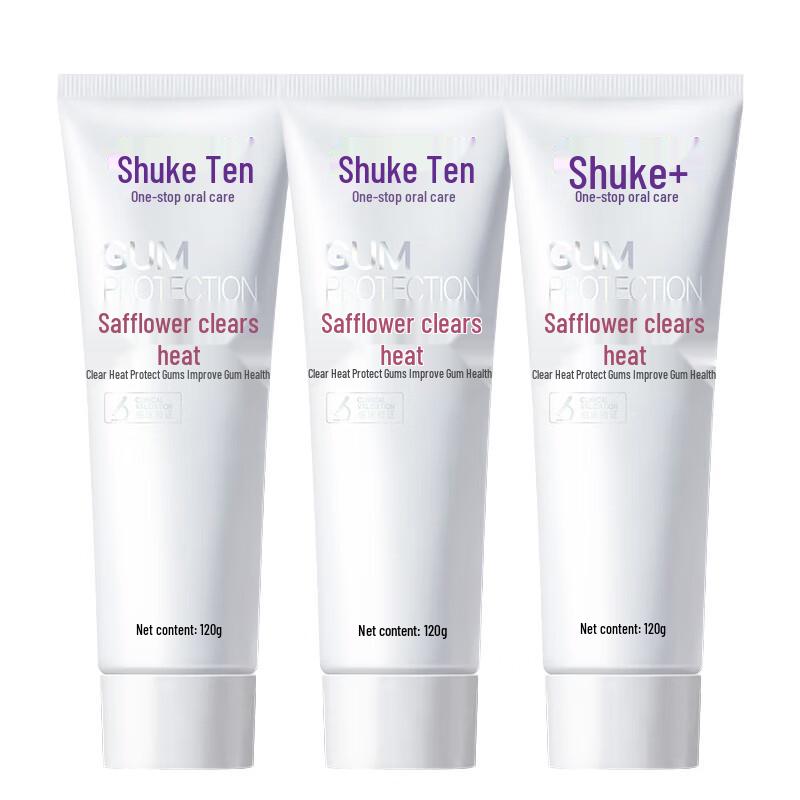 Shuke Safflower Fire-Reducing Toothpaste (3x120g)