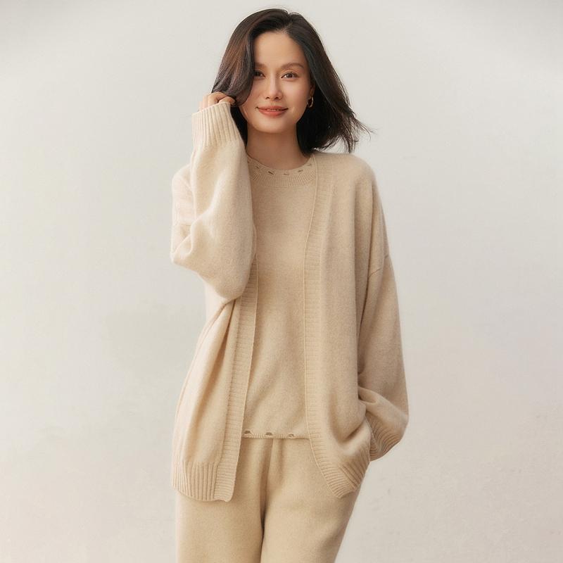 Qinghe 100% Pure Cashmere Women's Sweater - Ultra Soft Luxury Winter Pullover