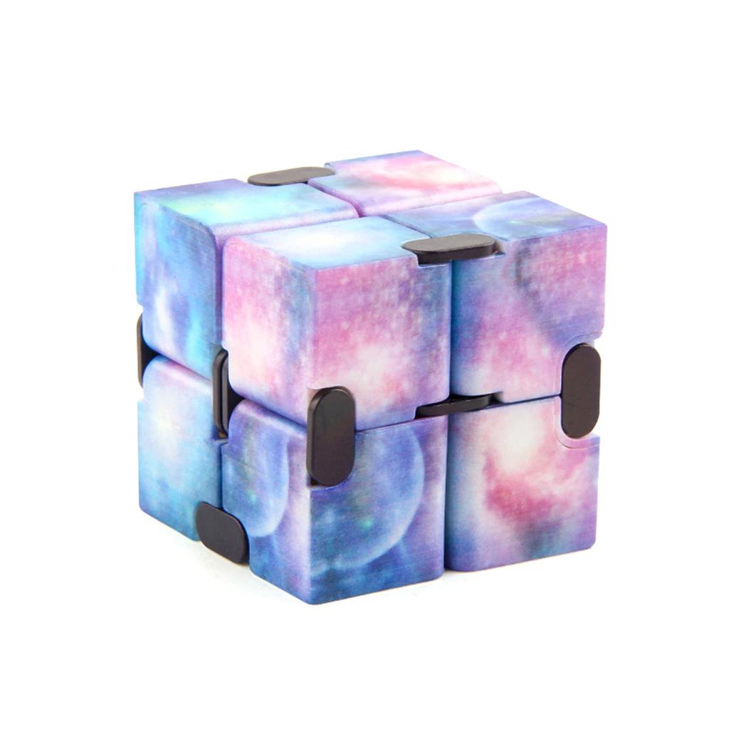 Starry Sky Infinity Stress Relief Cube Fidget Toy for Kids Adults Relieve Stress Hand Game Maze Toys Decompression Fidget