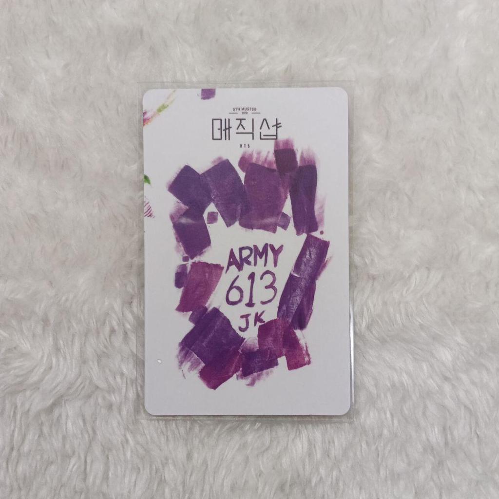 [USED] BTS MAGIC SHOP JUNGKOOK trading card