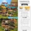 Playhouse Simulation Animal Model Toys for Early Education, Ages 1-3+ - Ideal Birthday Gift for Boys and Girls.