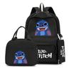 Peripheral Printed Anime Backpack Set, Personalized Trendy Backpack Set For Elementary And Middle School Students