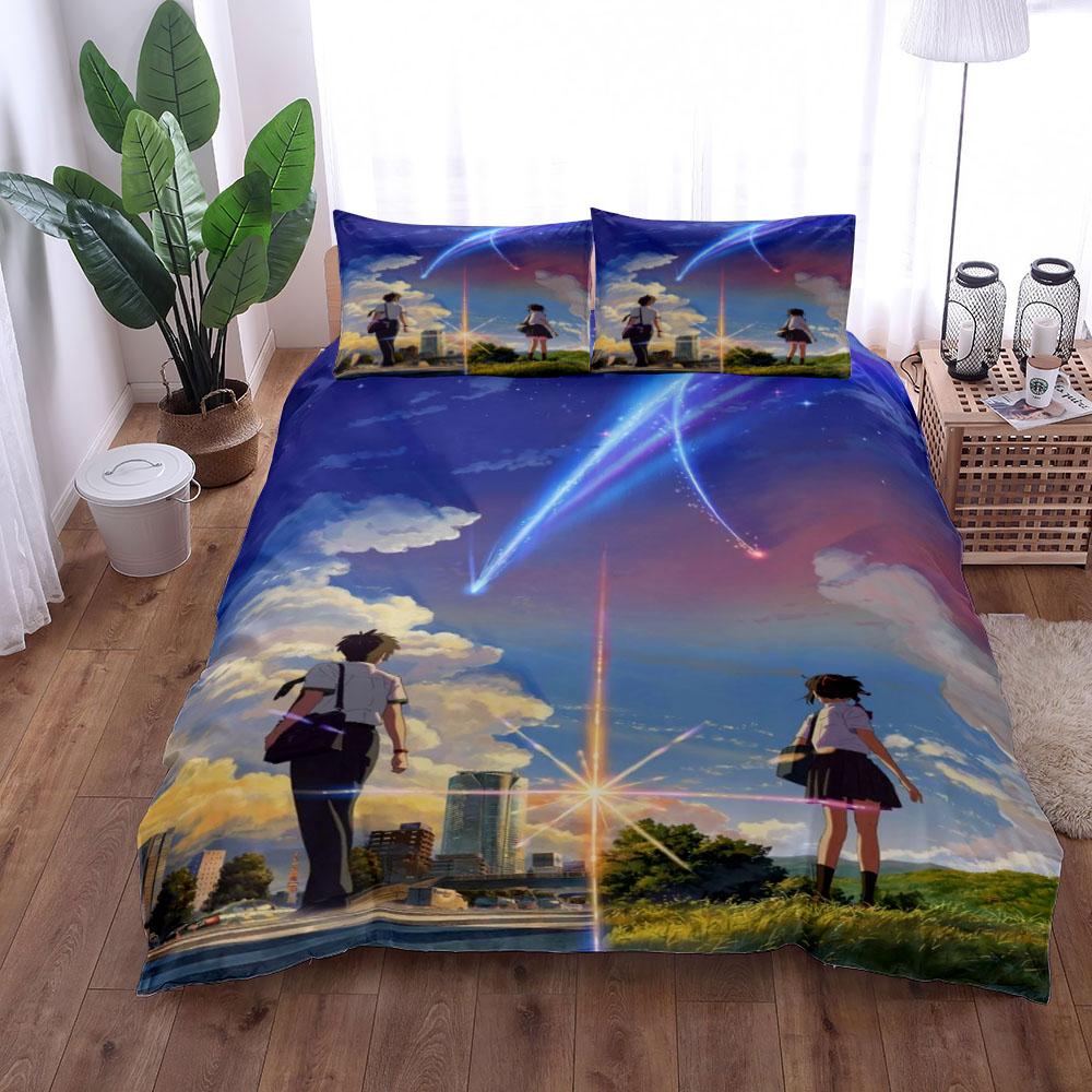 

Ваше Имя История Переезда Комплект Покрывала на Кровать Размер King Size Размер Queen Size Двуспальный Размер Полный Размер Односпальный Размер Размер Комплект Постельного Белья EU single(135x200cm)