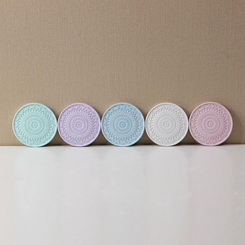 Mandala Diy Homemade Mold Coaster Crystal Dripping for Creative Silicone Mold Crystal Drip Placemat Mold for Diy Craft