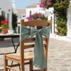 2Pcs Overlock Chair Decorative Bows Tulle Chair Ties Chair Sashes Cheesecloth  Banquet Events