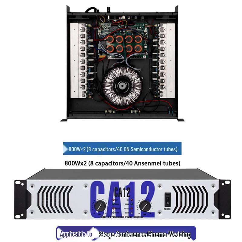 CA12 High-Performance Power Amplifier for Home, KTV, and Bar Subwoofers