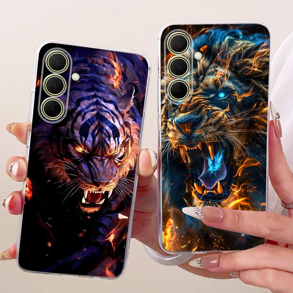 Hülle Für Samsung Galaxy A17 A37 A57 5G Cover Neue Stilvolle Blume Klare Weiche Silikon Handyhülle Für Samsung A 17 A 37 A 57 Stoßfänger