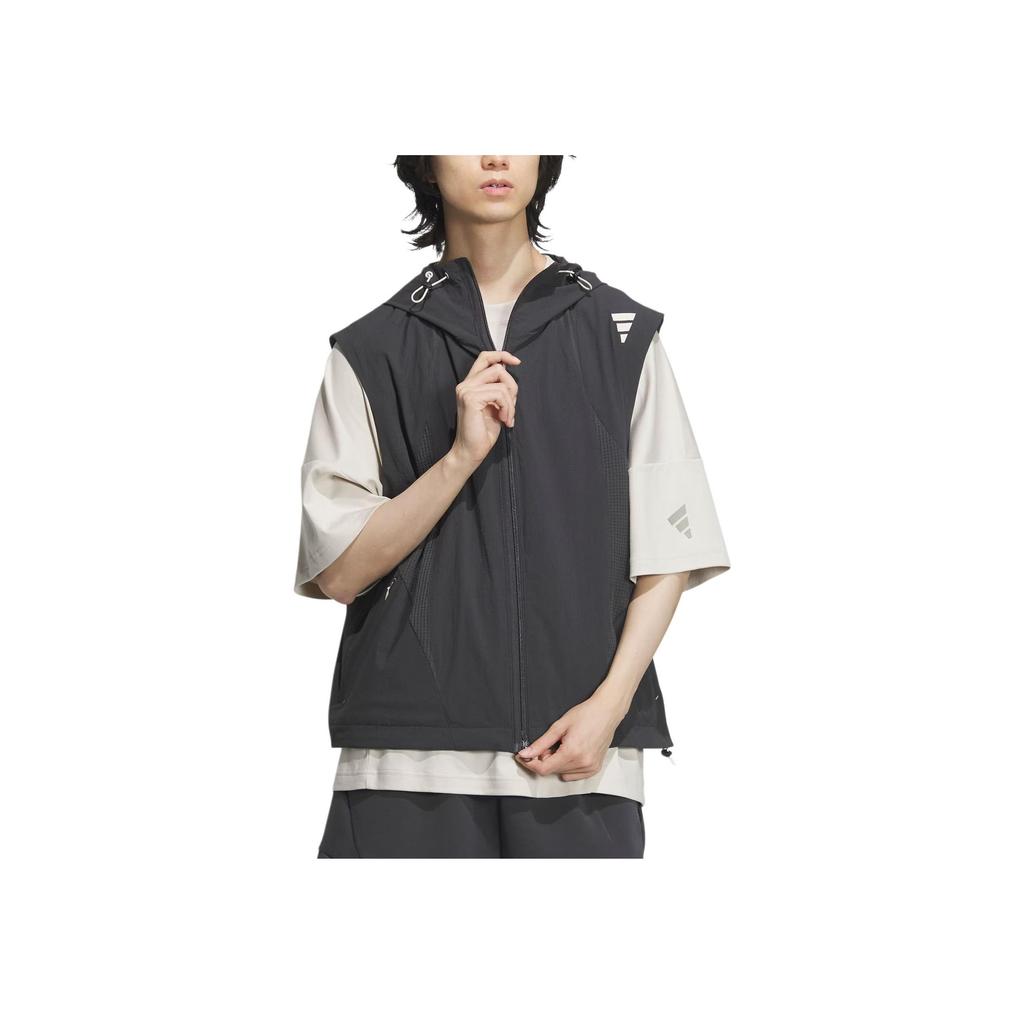 Adidas Future Style Woven Vest Men Vests Carbon-Black JL9962
