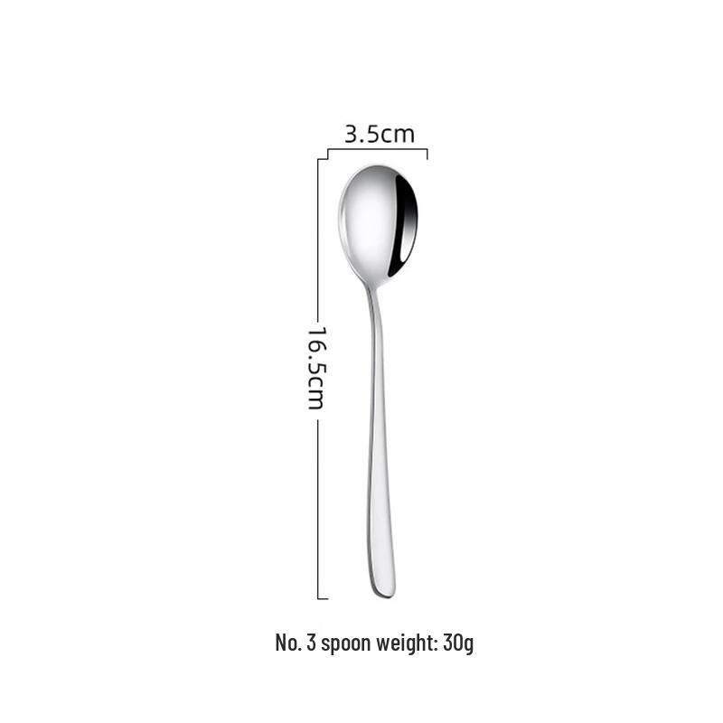 Zhishi 316 Stainless Steel Long Handle Korean Spoon Set