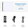 NEEWER Basic Smartphone Light, Clip Type Photography Light, LED Video Light, Selfie Light, Actress Light, Panel Light, Dimmable, CRI95+ 3 Light Modes,