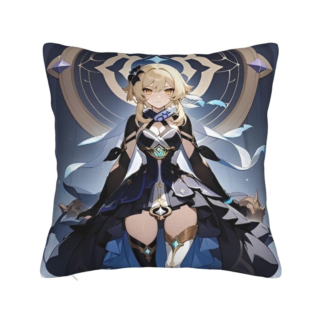 Genshin Impact Game Pillow Covers Stuff Printing Cushion Cover Gift  Pillow Case Cover Sofa Multiple Sizes